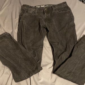 Plain black jeans